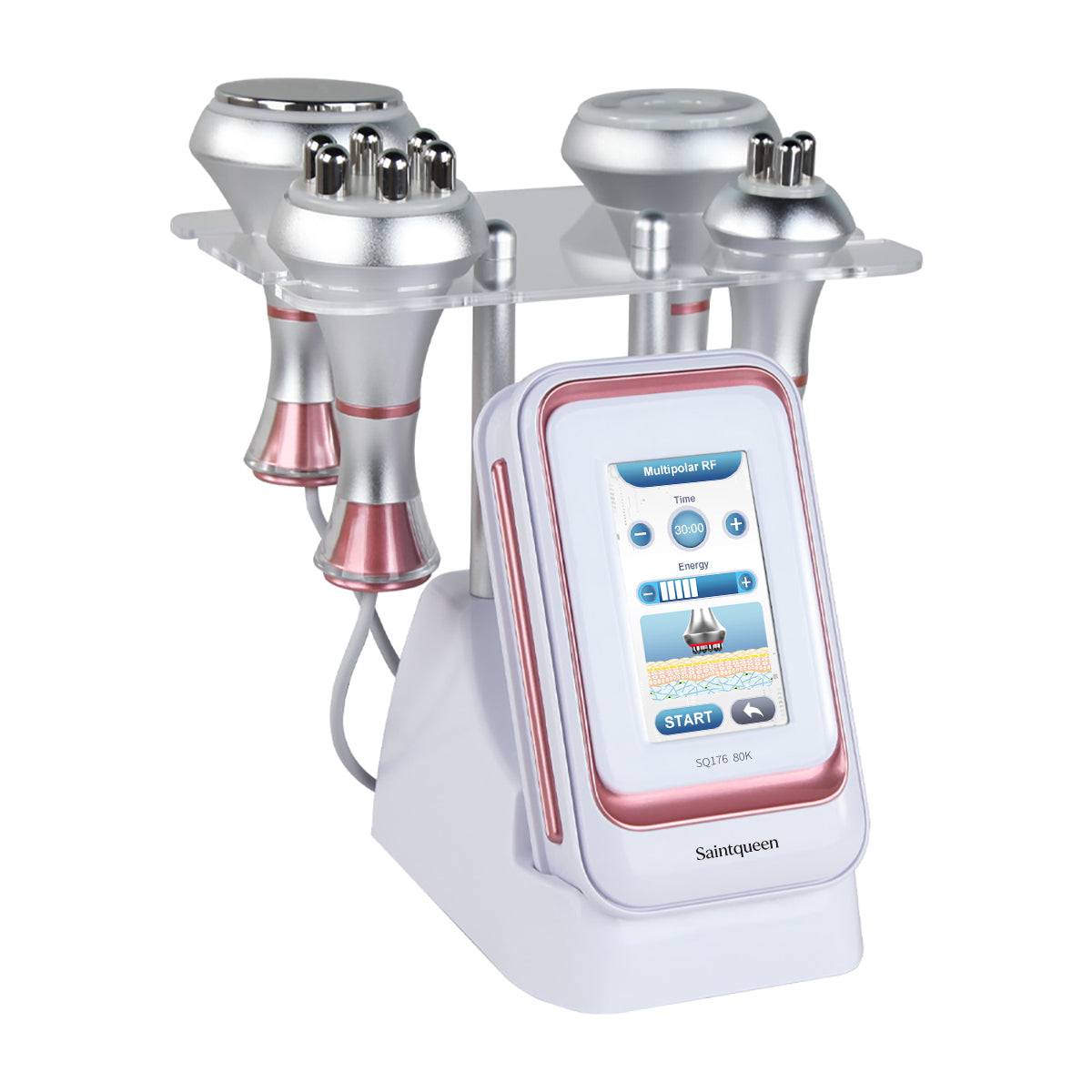 Máy cavitation 80K SQ176A Basic 4 trong 1 cùng các phụ kiện đi kèm