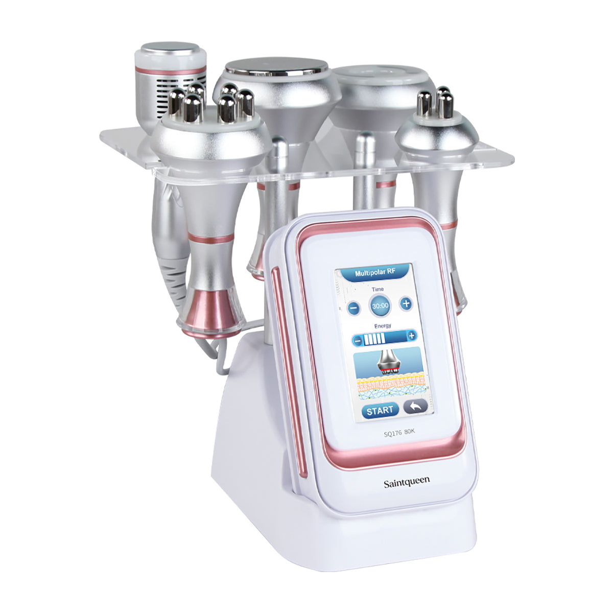 Máy cavitation 80K SQ176B Pro 5 trong 1 cùng các phụ kiện đi kèm