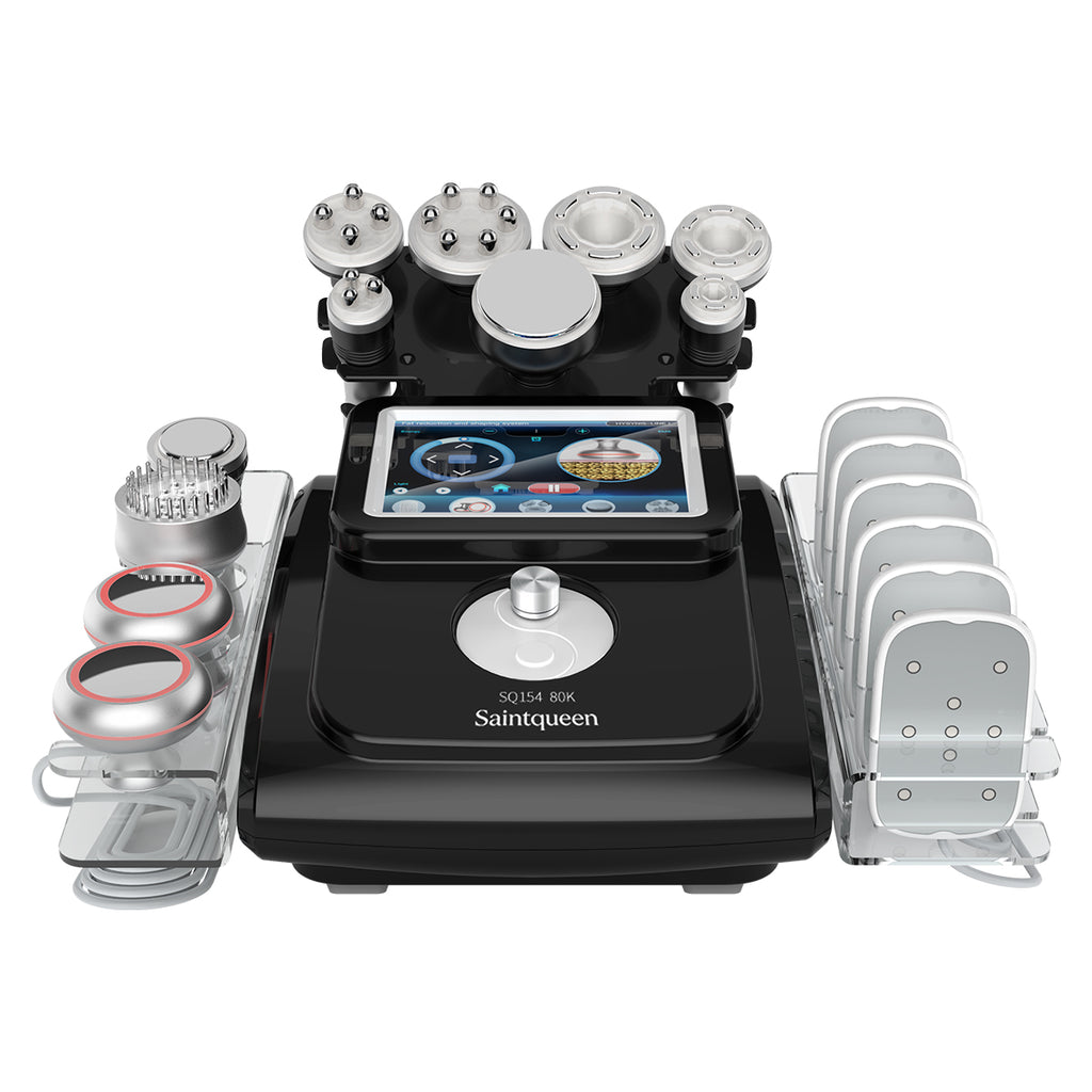 Máy cavitation siêu âm 80K & RF SQ154C Max 11 trong 1 với tấm laser
