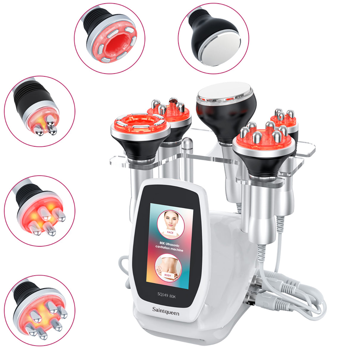 Máy cavitation siêu âm 80K & RF SQ149 Pro 5 trong 1 Hình sản phẩm chính
