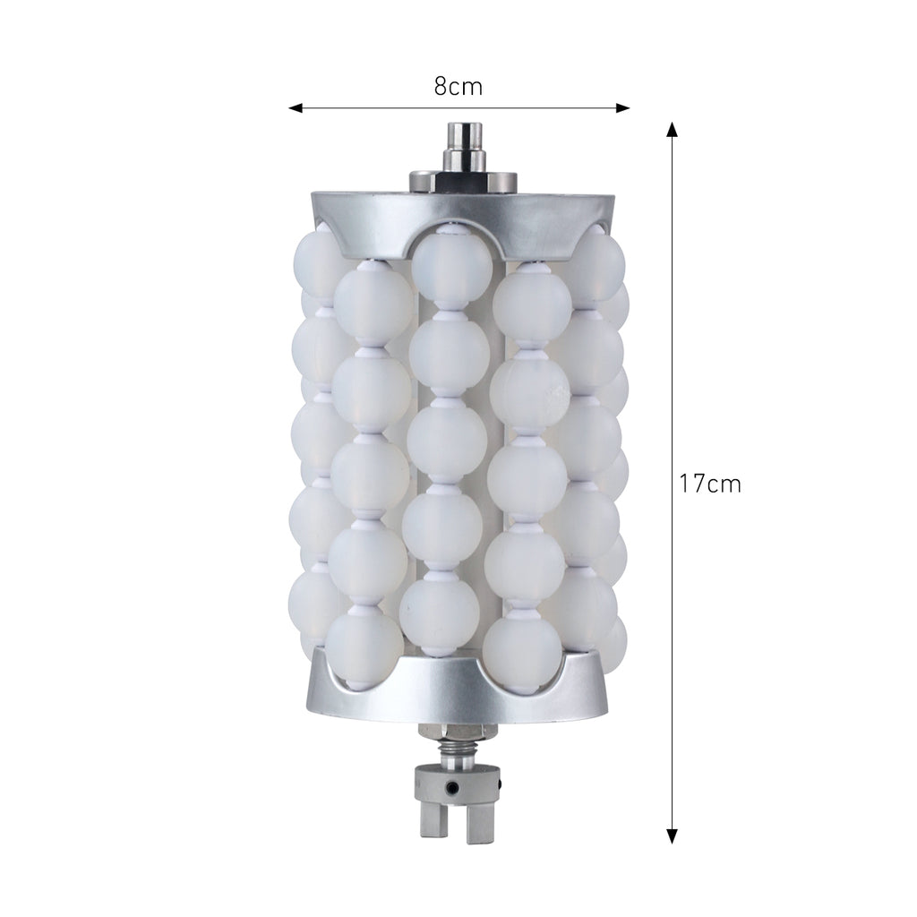 Máy con lăn cầu SQ160A với nén xoay 360°, rung vi mô & ánh sáng LED cho mặt và cơ thể