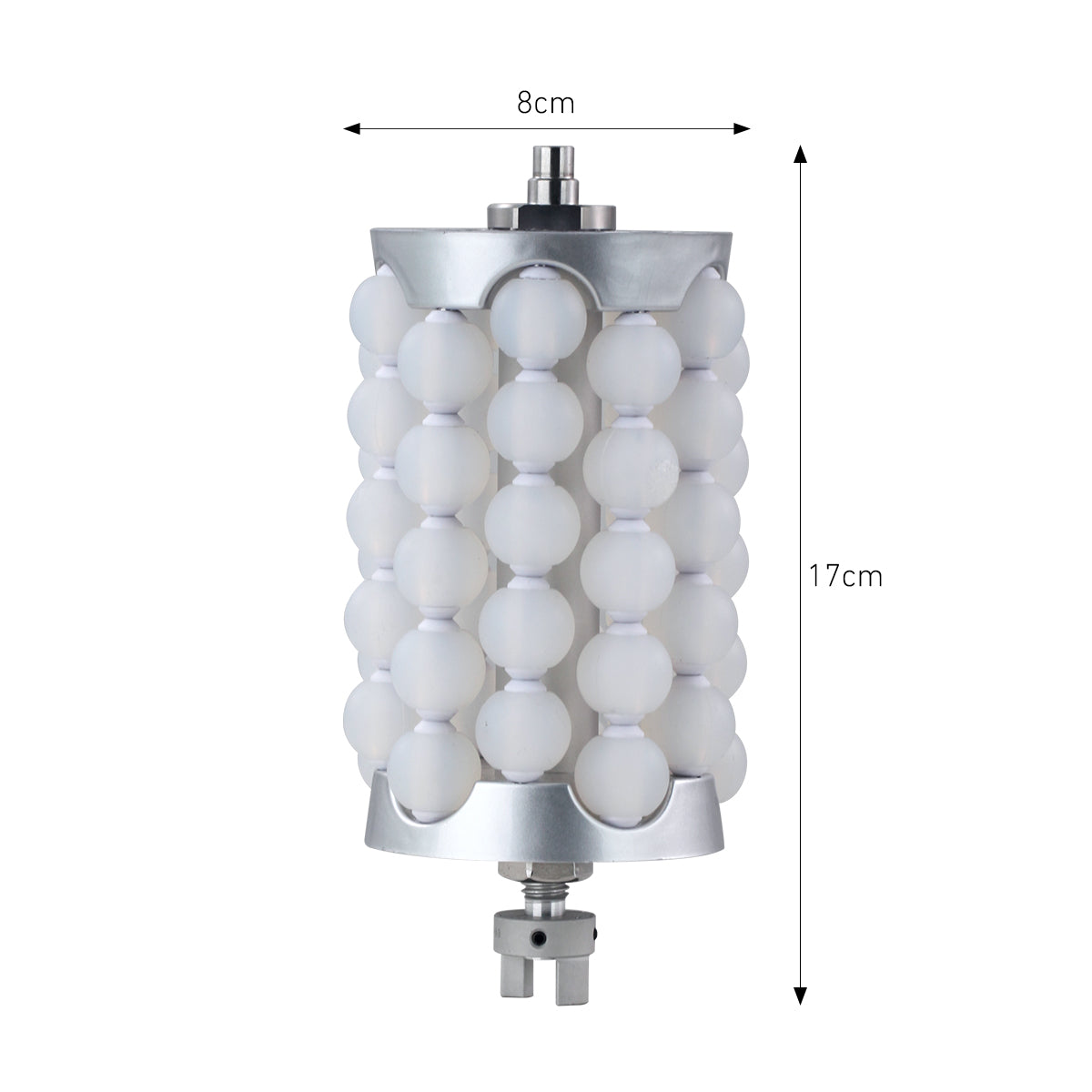 Máy con lăn cầu SQ160A với nén xoay 360°, rung vi mô & ánh sáng LED cho mặt và cơ thể