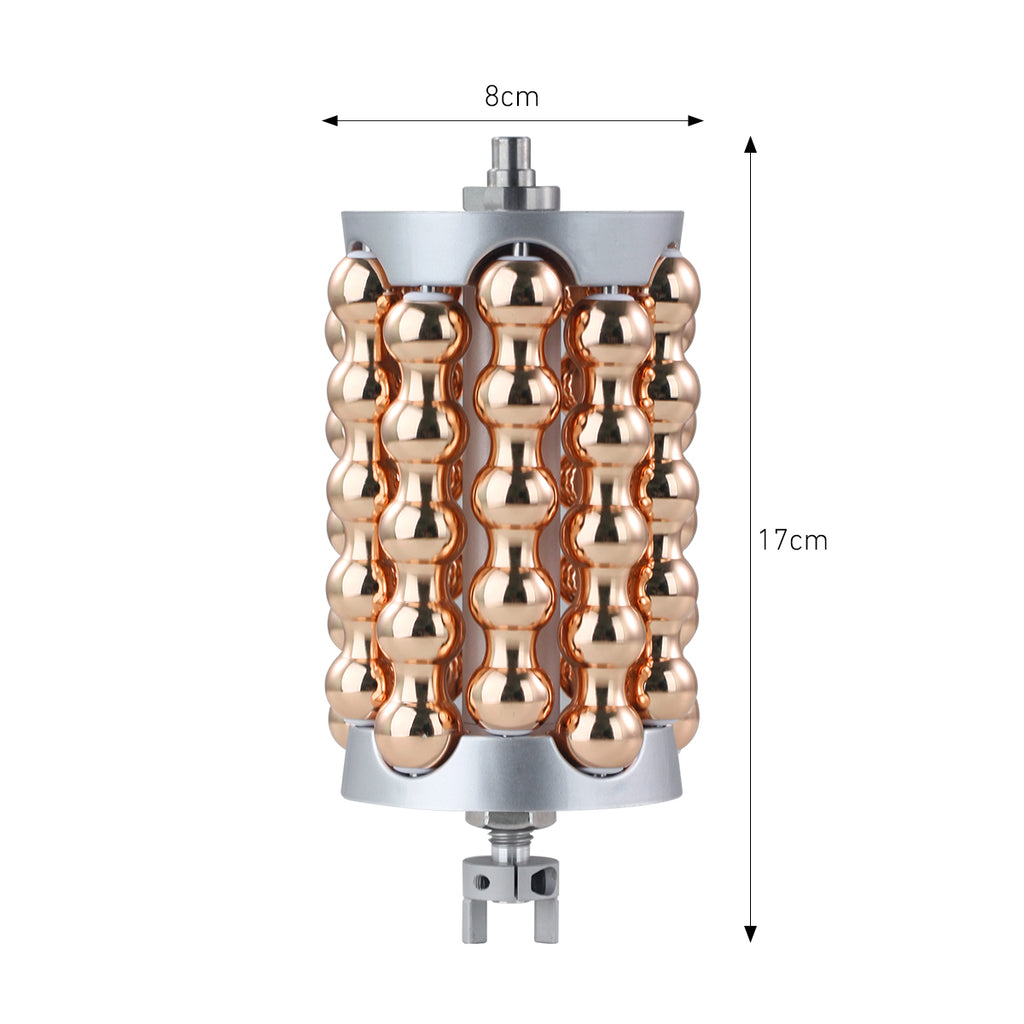 Máy con lăn cầu SQ160A với nén xoay 360°, rung vi mô & ánh sáng LED cho mặt và cơ thể