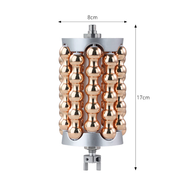 Máy con lăn cầu SQ160A với nén xoay 360°, rung vi mô & ánh sáng LED cho mặt và cơ thể