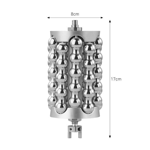 Máy con lăn cầu SQ160A với nén xoay 360°, rung vi mô & ánh sáng LED cho mặt và cơ thể