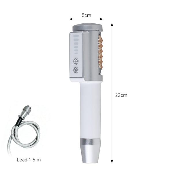 Máy con lăn cầu SQ160A với nén xoay 360°, rung vi mô & ánh sáng LED cho mặt và cơ thể