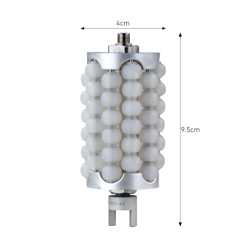 Máy con lăn cầu SQ160B hai đầu thao tác với nén xoay 360° & rung vi mô cho mặt và cơ thể