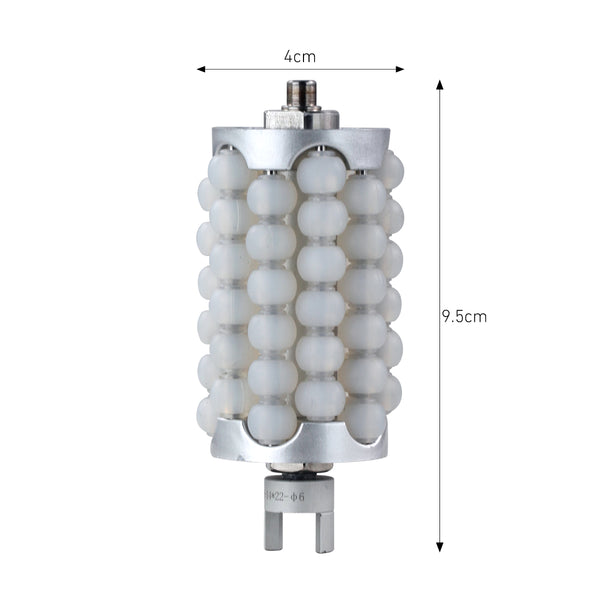 Máy con lăn cầu SQ160B hai đầu thao tác với nén xoay 360° & rung vi mô cho mặt và cơ thể