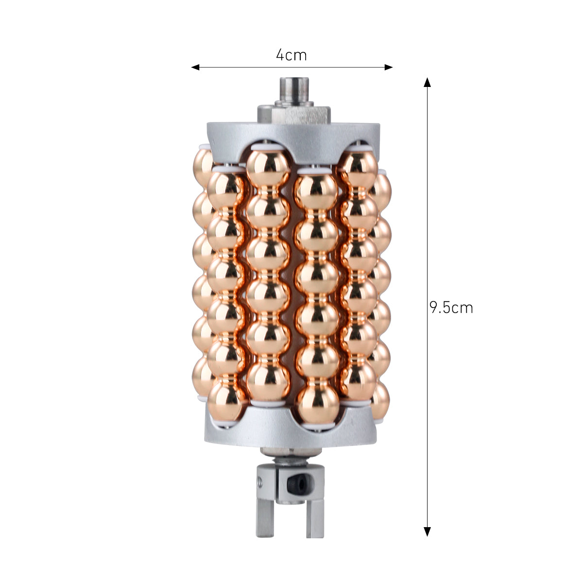 Máy con lăn cầu SQ160B hai đầu thao tác với nén xoay 360° & rung vi mô cho mặt và cơ thể