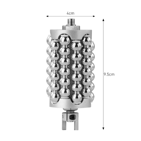 Máy con lăn cầu SQ160B hai đầu thao tác với nén xoay 360° & rung vi mô cho mặt và cơ thể
