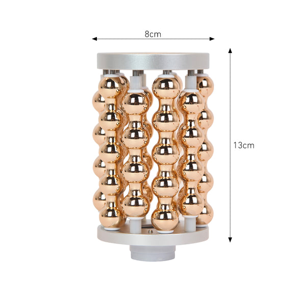Máy con lăn cầu SQ160B hai đầu thao tác với nén xoay 360° & rung vi mô cho mặt và cơ thể