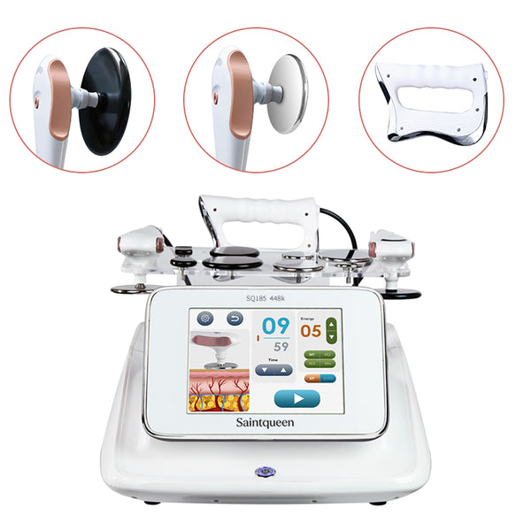 Thiết bị làm đẹp RF 448 kHz SQ185 với đầu CAP & RES