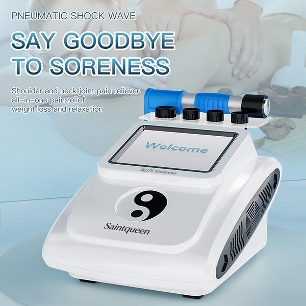 Máy massage cơ thể khí nén SQ174 với 5 đầu thay thế