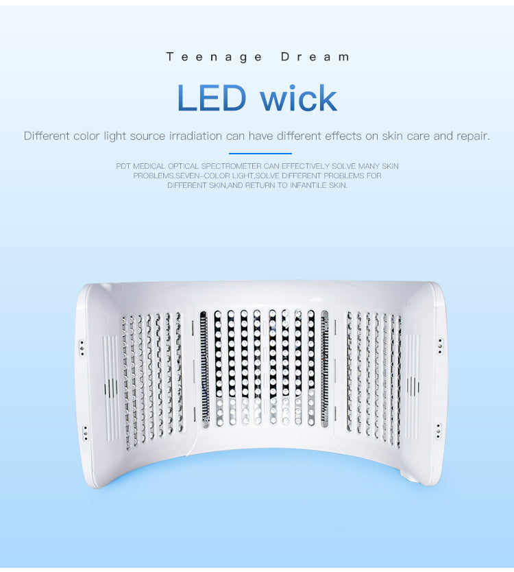 Máy LED PDT SQ2 dạng gập với 264 LED, 7 màu cho mặt & cơ thể