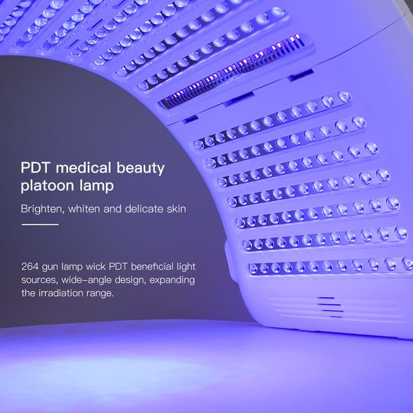 Máy LED PDT SQ2 dạng gập với 264 LED, 7 màu cho mặt & cơ thể