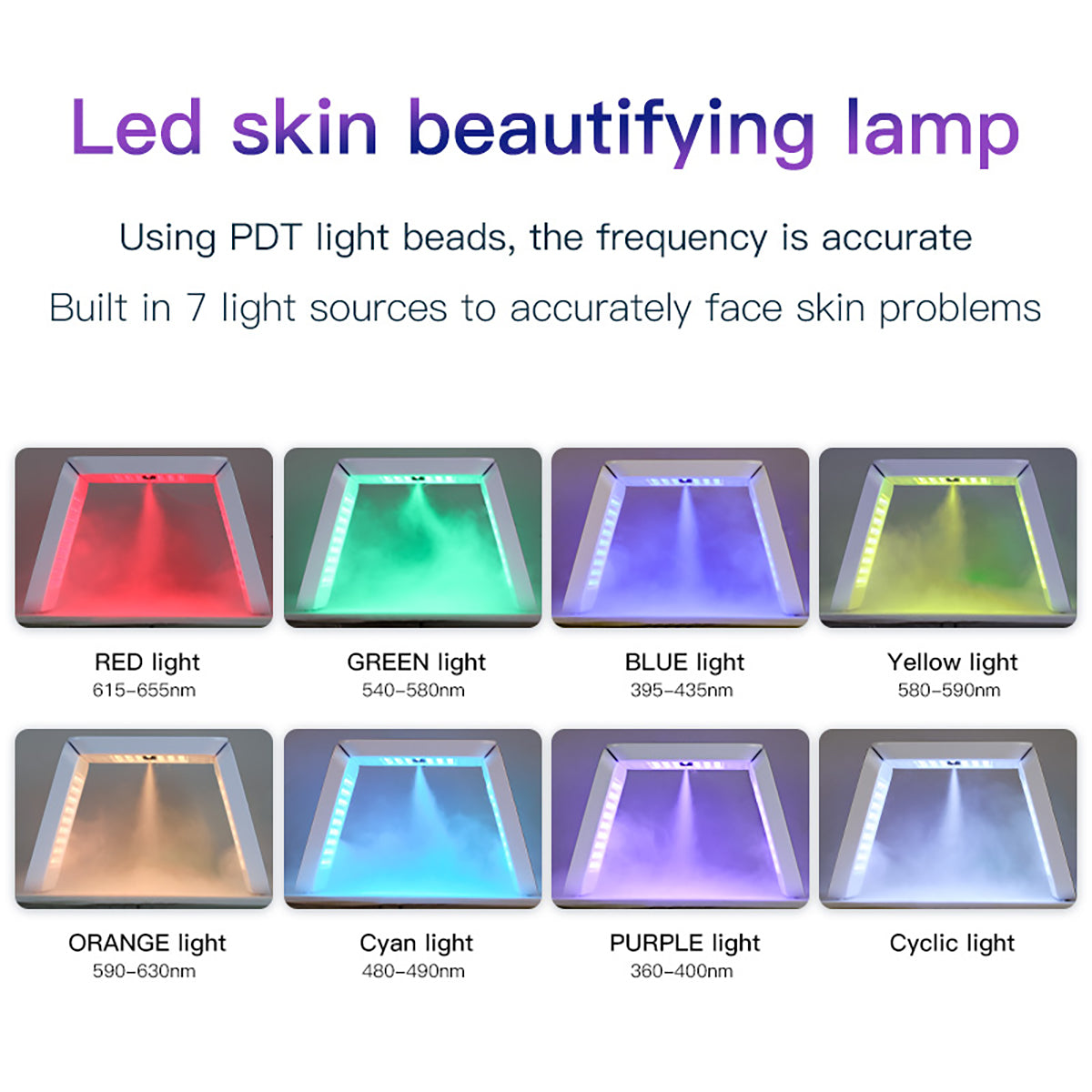 Vòm ánh sáng LED SQ49 dạng gập với phun sương nano & làm ấm