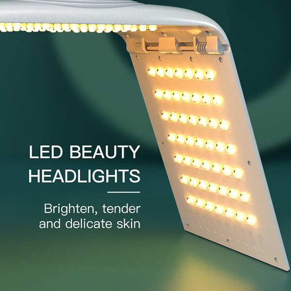 Máy ánh sáng LED SQ132 dạng gập với 147 LED, 7 màu & 8 chế độ