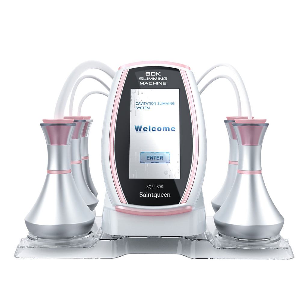 Máy cavitation 80K SQ54 Pro 5 trong 1 với RF đa cực & massage chân không cho mặt và cơ thể