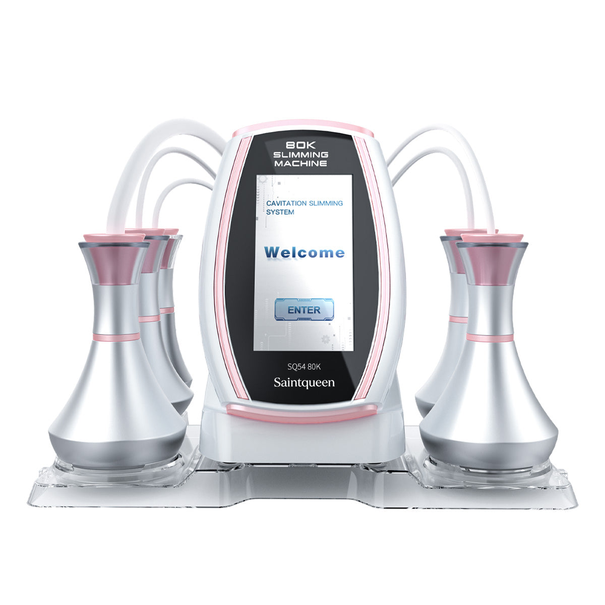 Máy cavitation 80K SQ54 Pro 5 trong 1 với RF đa cực & massage chân không cho mặt và cơ thể