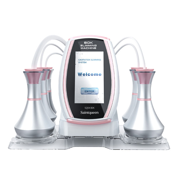 Máy cavitation 80K SQ54 Pro 5 trong 1 với RF đa cực & massage chân không cho mặt và cơ thể