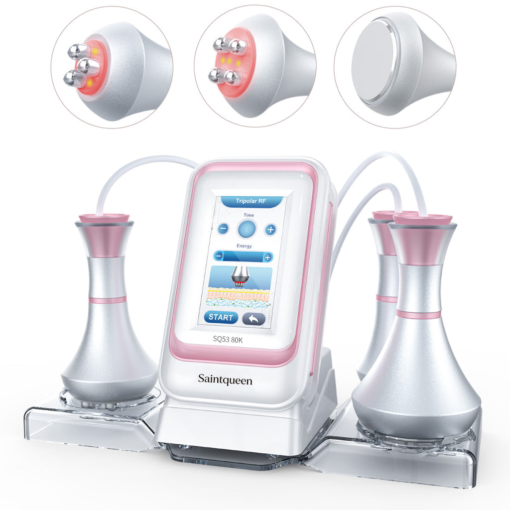 Máy cavitation 80K SQ53 Basic 3 trong 1 với RF 3 cực & 4 cực cho mặt và cơ thể