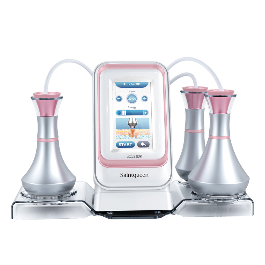 Máy cavitation 80K SQ53 Basic 3 trong 1 với RF 3 cực & 4 cực cho mặt và cơ thể