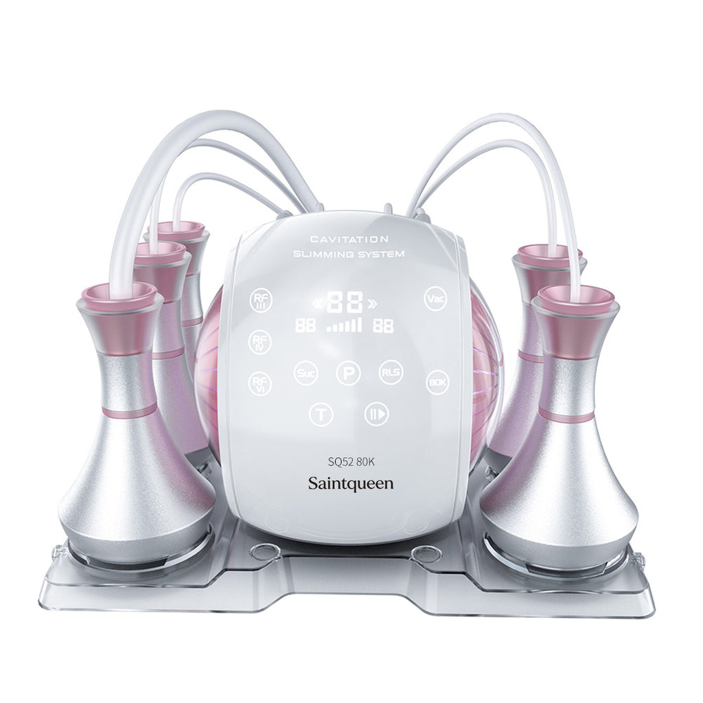 Máy cavitation siêu âm 80K SQ52 Pro 5 trong 1 với RF đa cực & massage chân không
