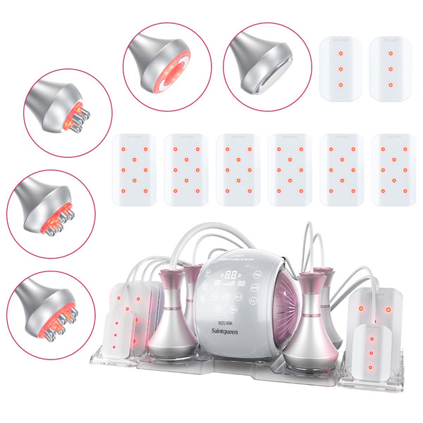 Máy cavitation 80K SQ52 Pro 6 trong 1 với RF đa cực, chân không & laser lipo