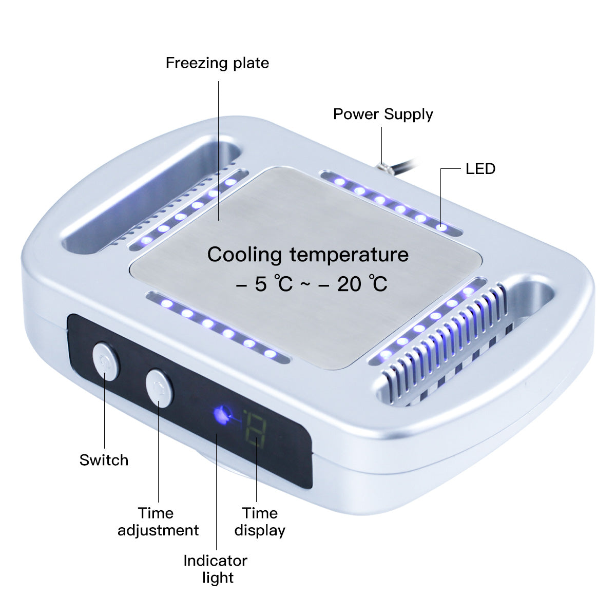 Tấm làm mát cơ thể dạng đeo SQ43 với thời gian điều chỉnh