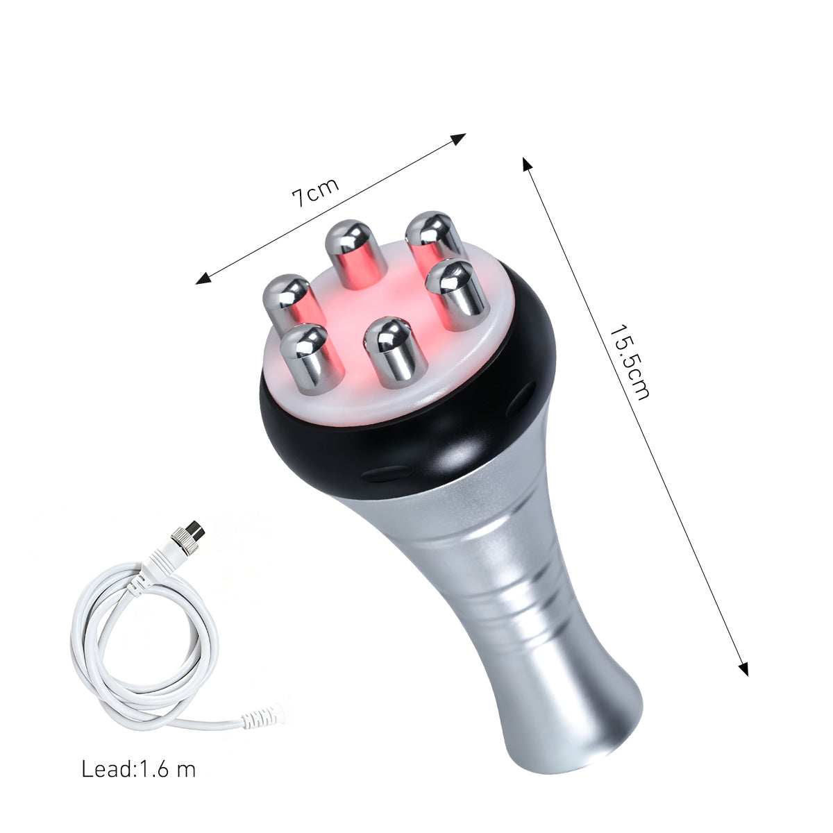 Máy cavitation 40K SQ47B Pro 6 trong 1 với RF đa cực, chân không, EMS & laser