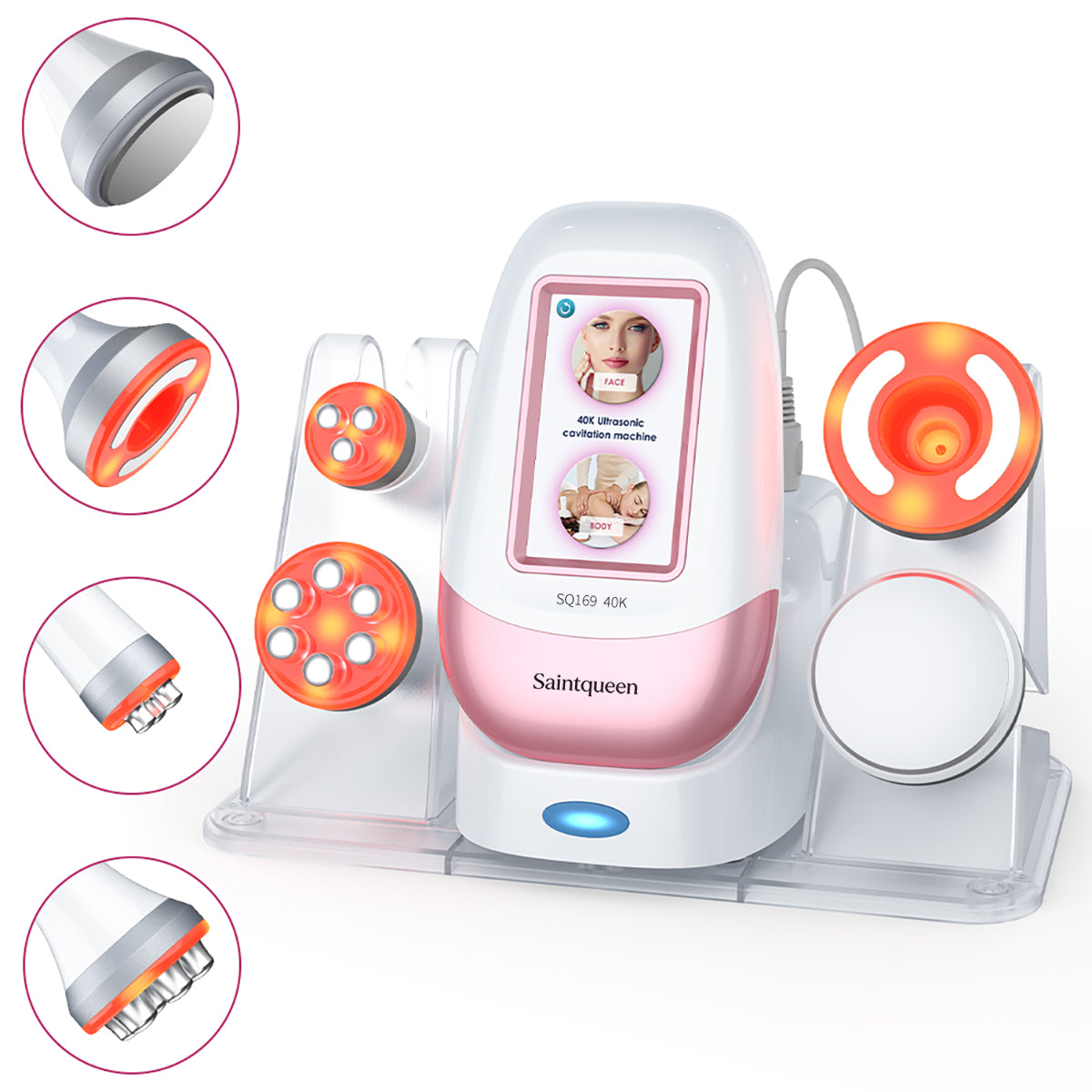 Máy cavitation 40K SQ169 Basic 4 trong 1 với RF đa cực & massage chân không Hình sản phẩm chính
