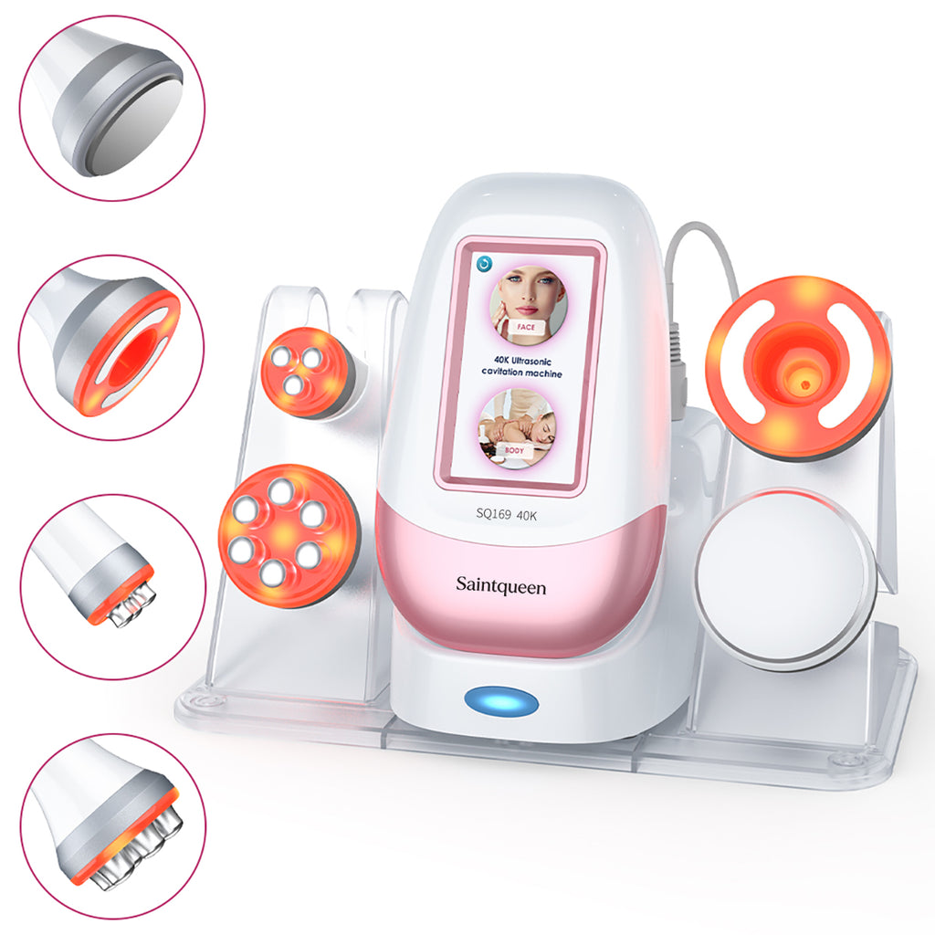 Máy cavitation 40K SQ169 Basic 4 trong 1 với RF đa cực & massage chân không