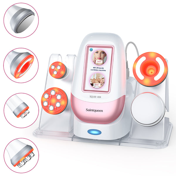 Máy cavitation 40K SQ169 Basic 4 trong 1 với RF đa cực & massage chân không