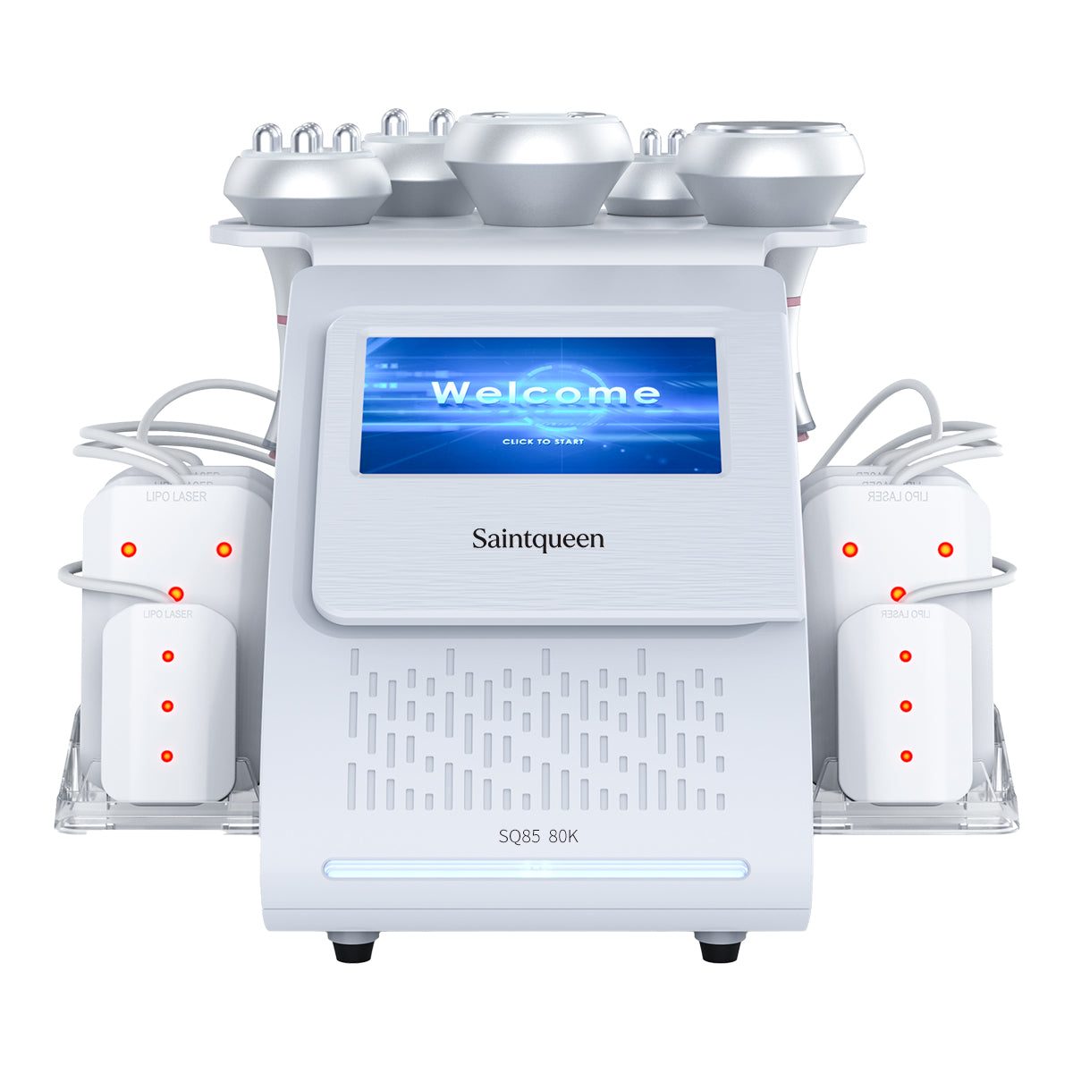Máy cavitation siêu âm 80K & RF SQ85C Pro 6 trong 1 với tấm laser