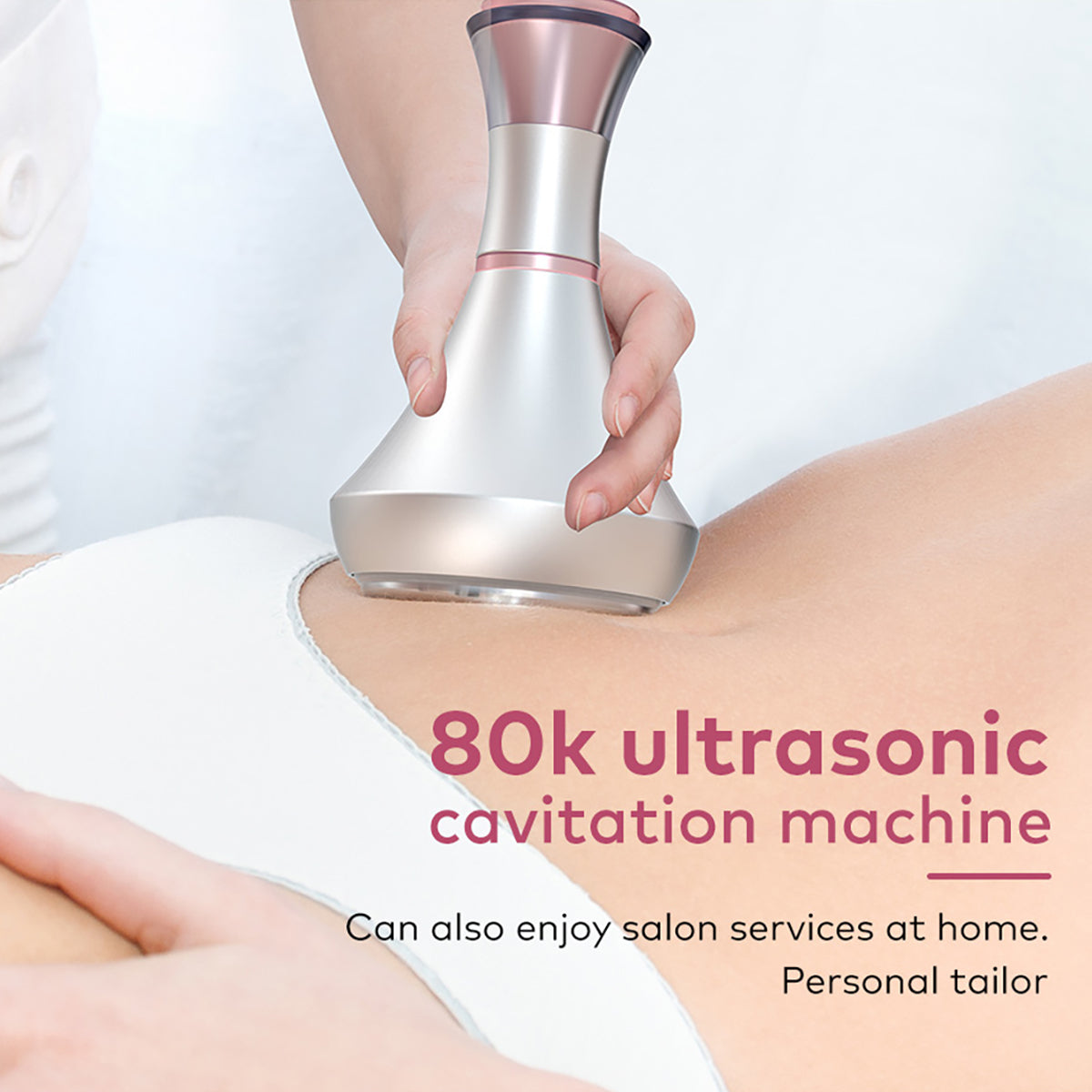 Máy cavitation siêu âm 80K & RF SQ85E Plus 9 trong 1 với tấm laser + vi dòng