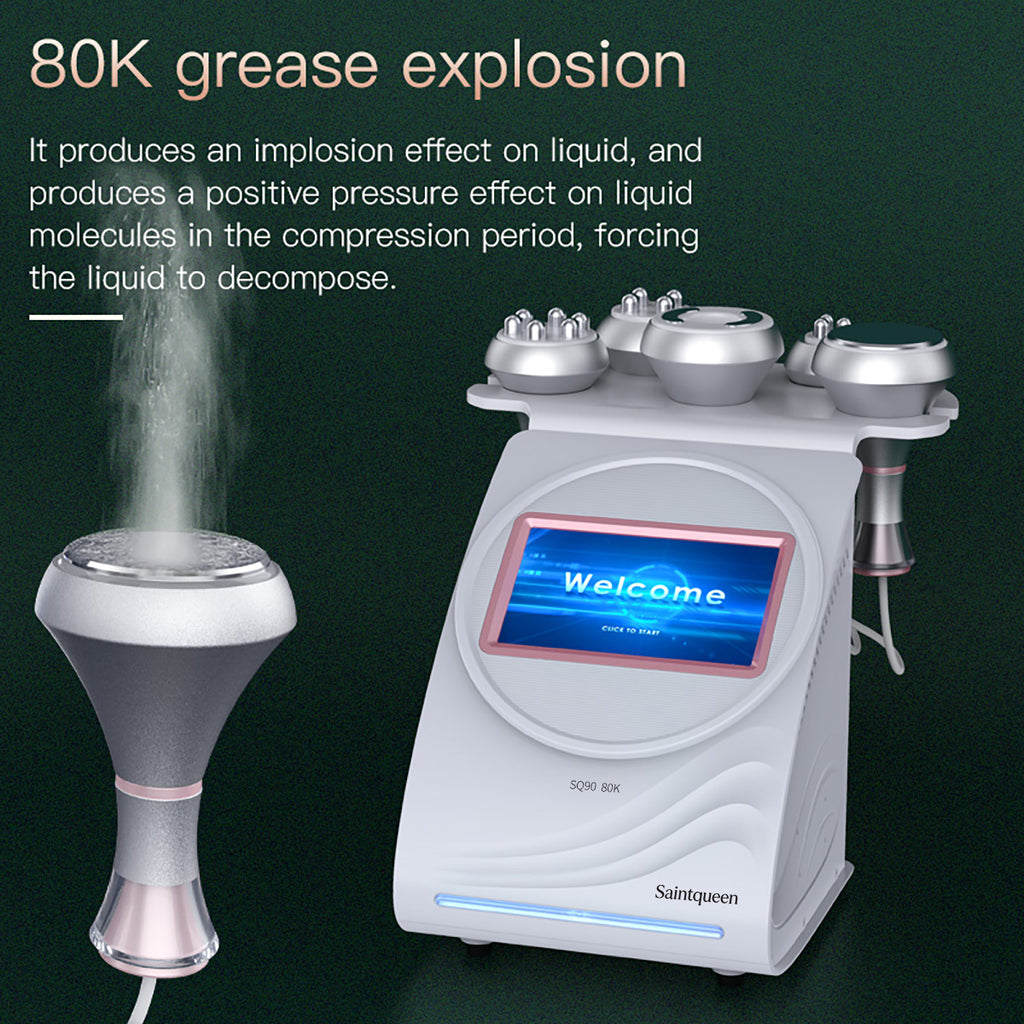 Máy cavitation siêu âm 80K & RF SQ90A Pro 5 trong 1