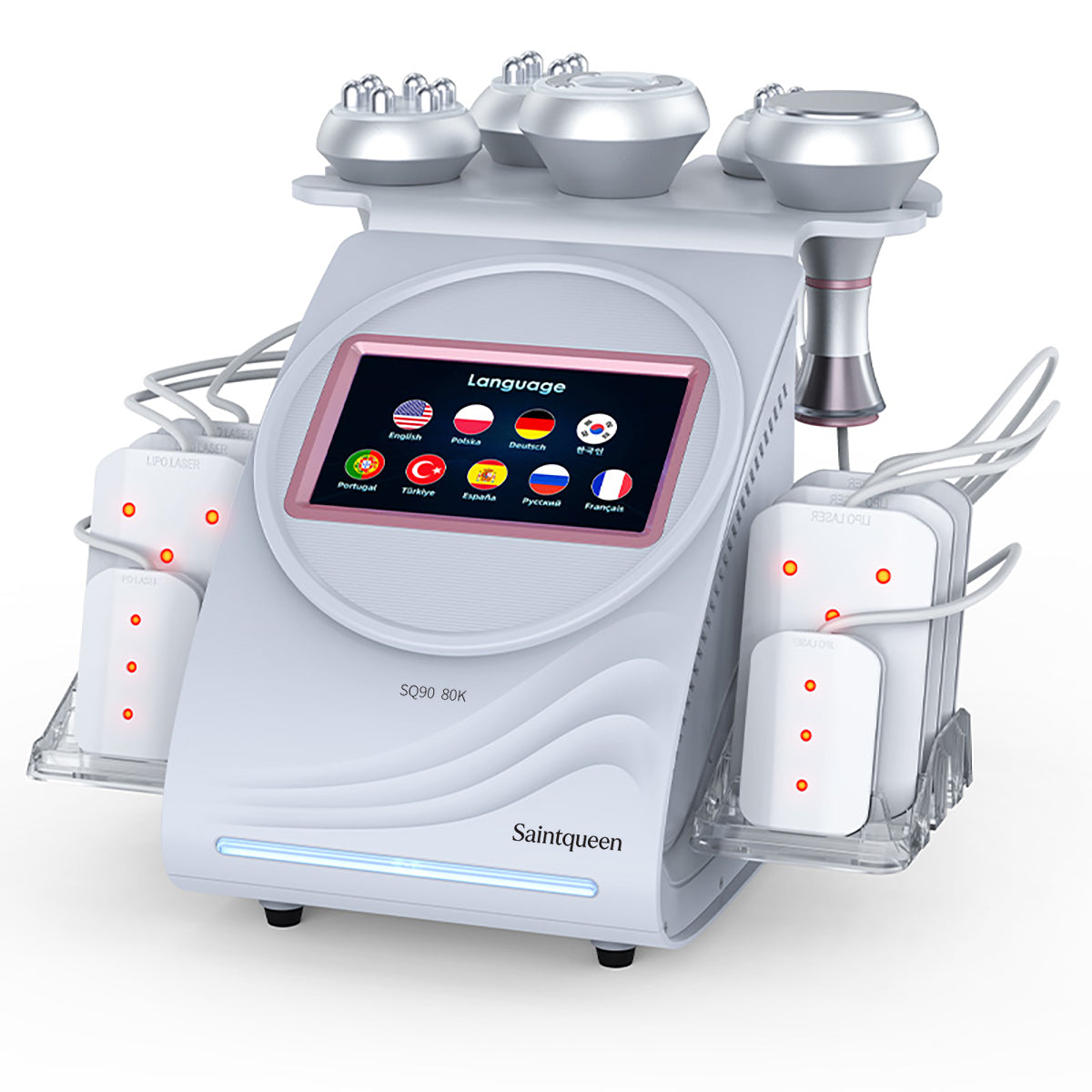 Máy cavitation siêu âm 80K & RF SQ90C Pro 6 trong 1 với tấm laser Hình sản phẩm chính