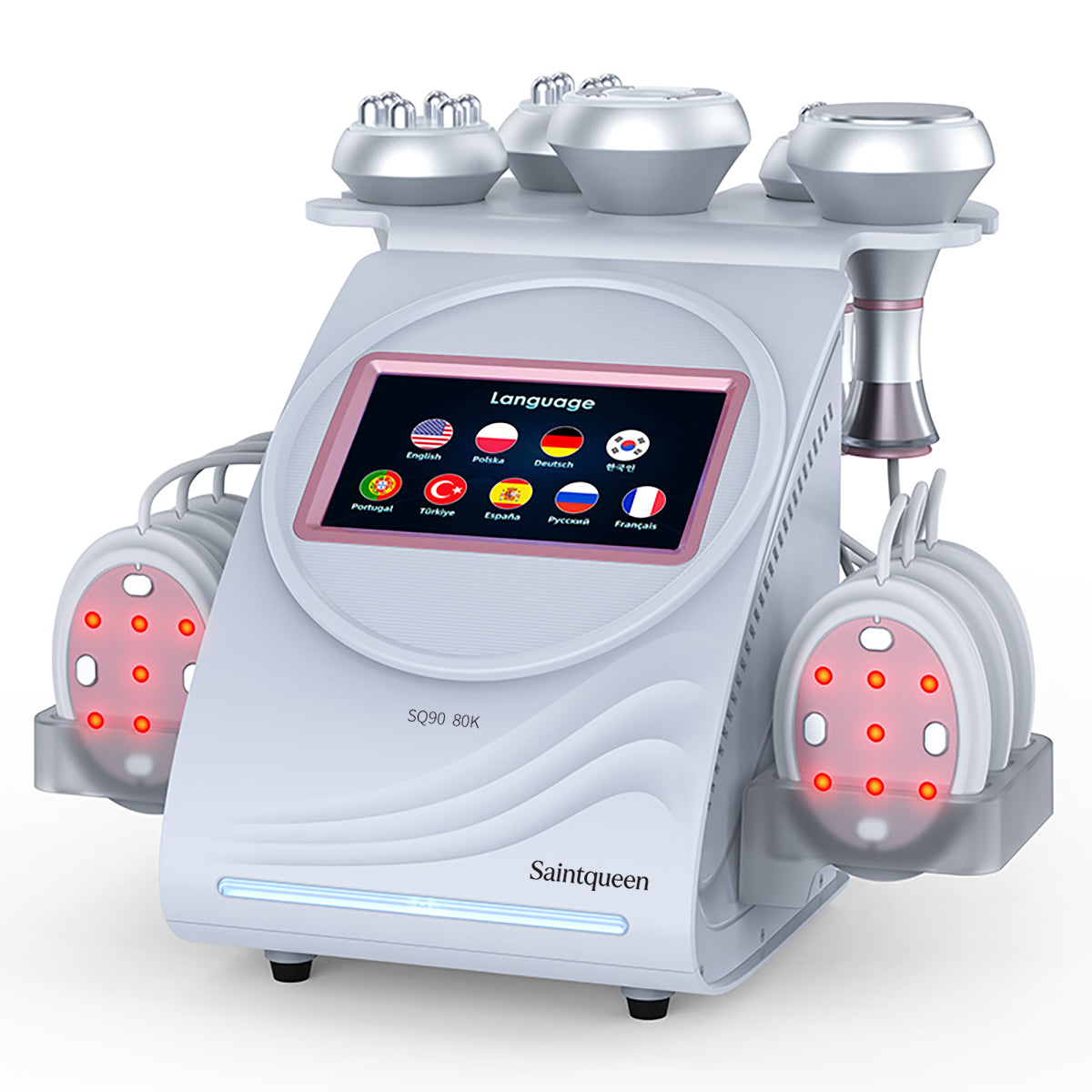 Máy cavitation siêu âm 80K & RF SQ90B Pro 6 trong 1 với tấm laser + vi dòng Hình sản phẩm chính