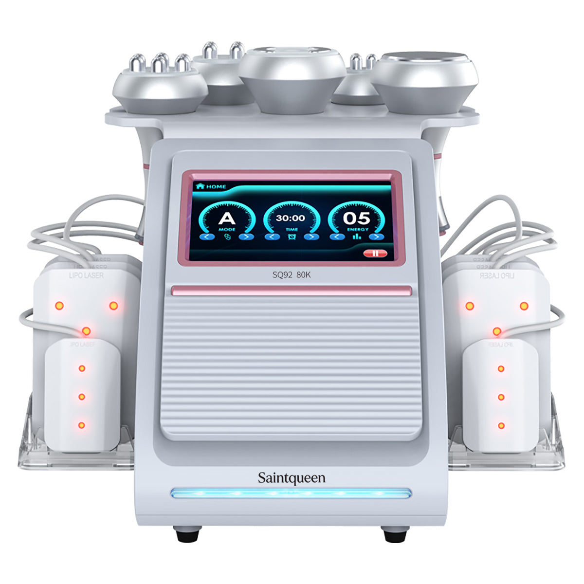 Máy cavitation siêu âm 80K & RF SQ92C Pro 6 trong 1 với tấm laser