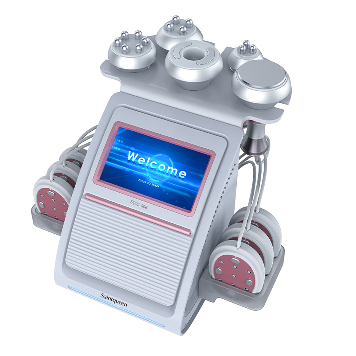 Máy cavitation siêu âm 80K & RF SQ92B Pro 6 trong 1 với tấm laser + vi dòng Hình sản phẩm chính