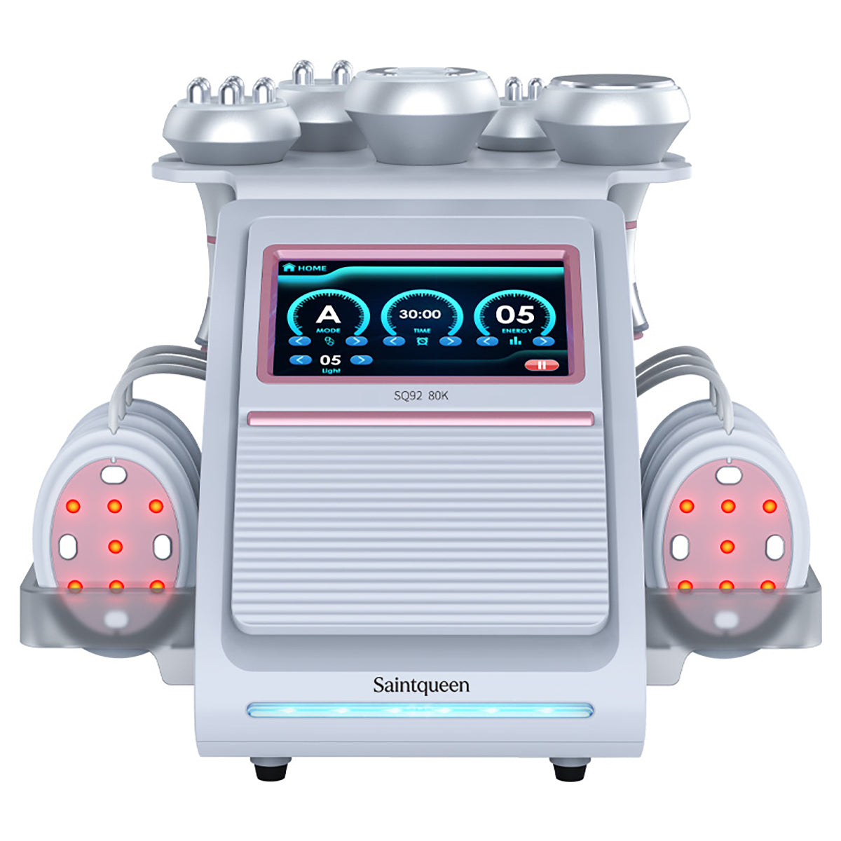 Máy cavitation siêu âm 80K & RF SQ92B Pro 6 trong 1 với tấm laser + vi dòng