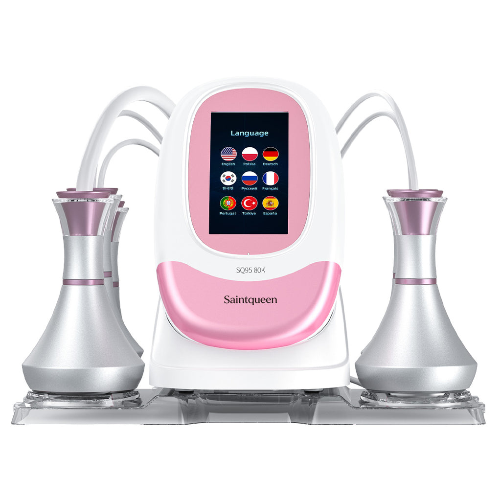 Máy cavitation 80K SQ95A Pro 5 trong 1 với RF đa cực & massage chân không