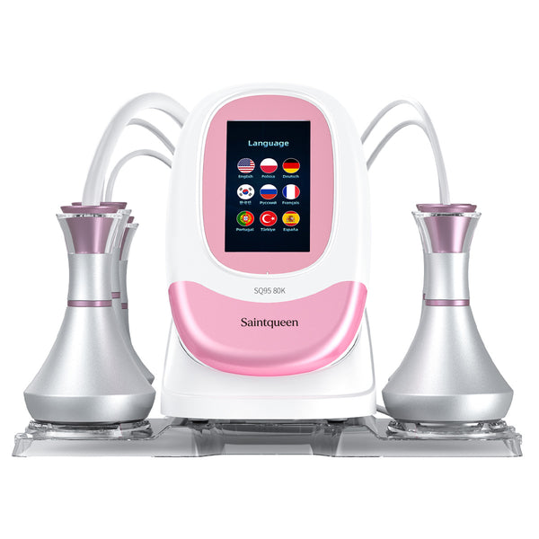 Máy cavitation 80K SQ95A Pro 5 trong 1 với RF đa cực & massage chân không