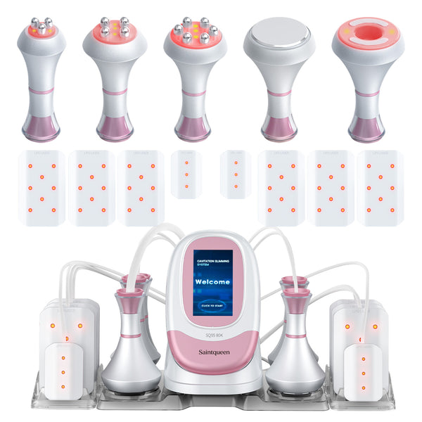 Máy cavitation 80K SQ95C Pro 6 trong 1 với RF đa cực, chân không & laser lipo