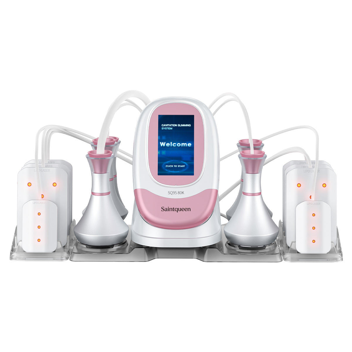 Máy cavitation 80K SQ95C Pro 6 trong 1 với RF đa cực, chân không & laser lipo