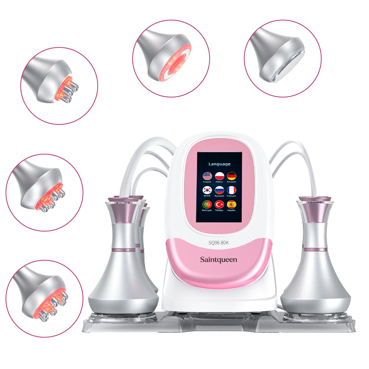 Máy làm đẹp cavitation 80K & RF SQ96 Pro 5 trong 1 Hình sản phẩm chính