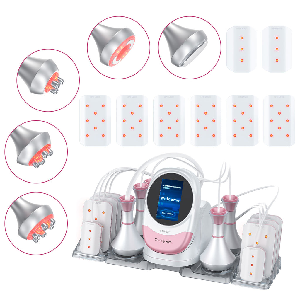 Máy cavitation 80K SQ96 Pro 6 trong 1 với tấm laser