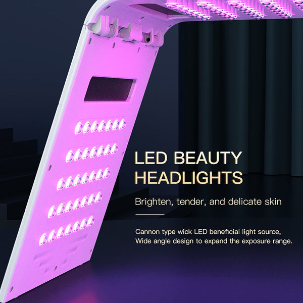 Máy ánh sáng LED PDT SQ130 dạng gập với 119 LED, 7 màu & chế độ chườm ấm