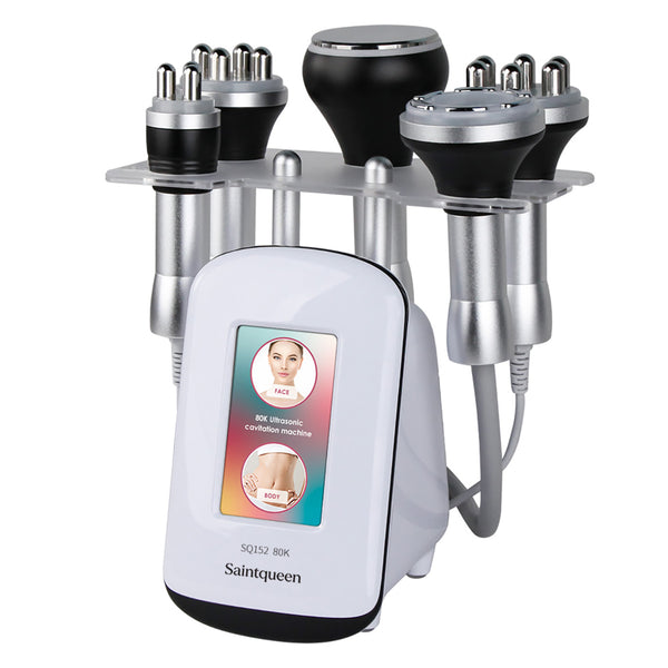 Máy cavitation siêu âm 80K SQ152 Pro 5 trong 1 với RF đa cực cho mặt & cơ thể