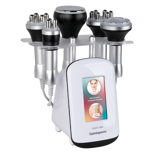 Máy cavitation siêu âm 80K SQ152 Pro 5 trong 1 với RF đa cực cho mặt & cơ thể